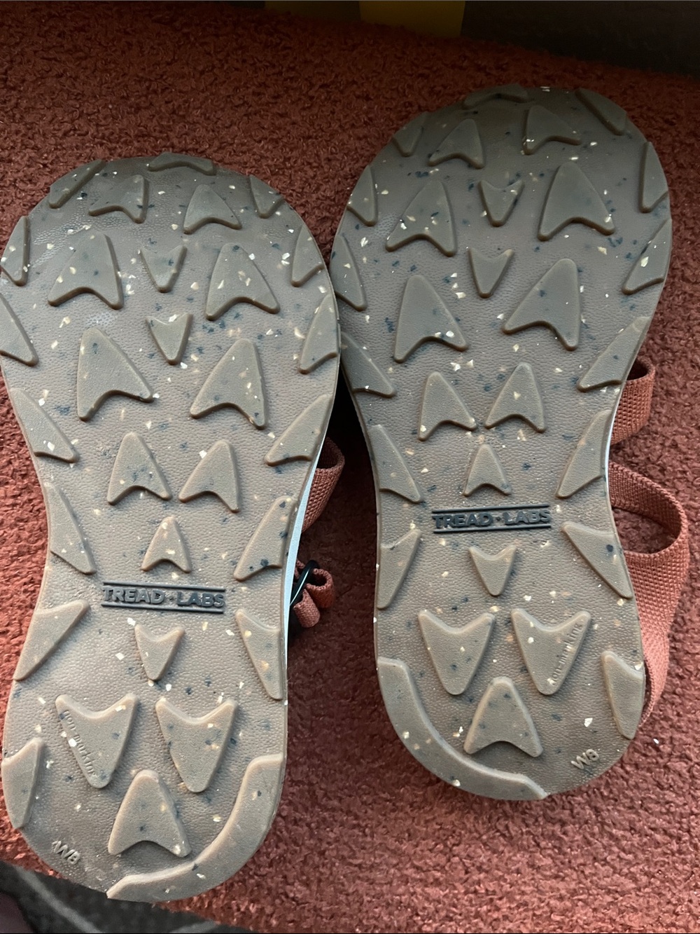 Tread Labs Women’s Albion Sandals Orange - Picture 3 of 3